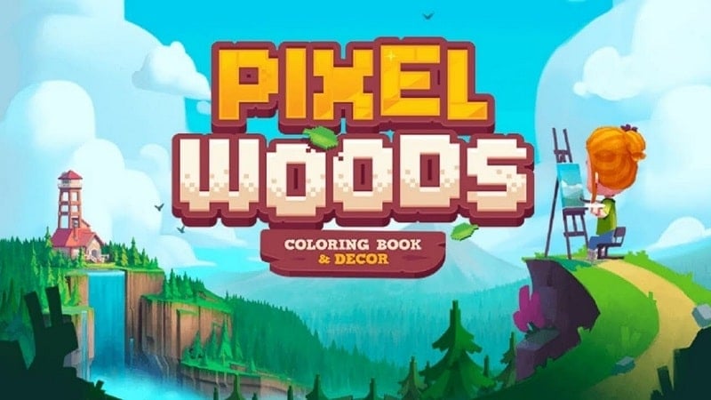 Pixelwoods – Color by number app icon
