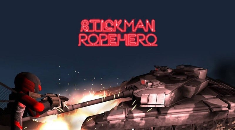 Stickman Rope Hero app icon