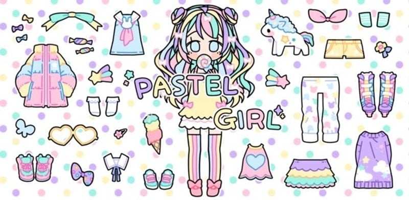 Pastel Girl : Dress Up Game app icon