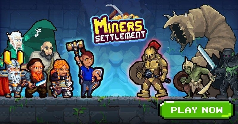 Miners Settlement: Idle RPG app icon