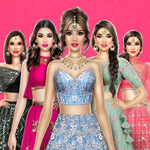 Indian Fashion Dressup Stylist APK app icon