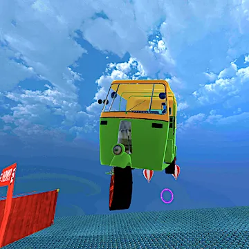Mega Rikshaw Extreme Impossible Stunts 3D app icon