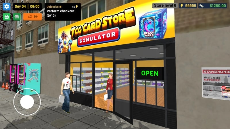 TCG Card Store Simulator 3D APK app icon