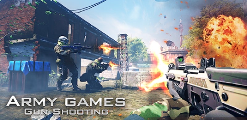 Army games Gun Shooting APK app icon