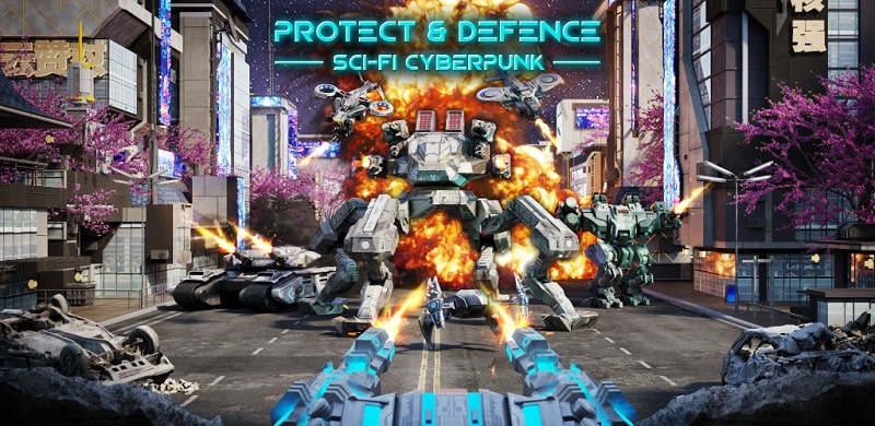 Protect &amp; Defense Sci-Fi Cyber APK - vv2.0.6