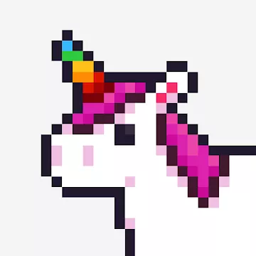 UNICORN Color by Number | Pixel Art Coloring Games app icon