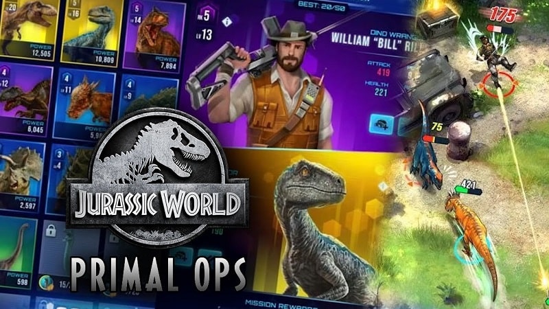 Jurassic World Primal Ops APK app icon