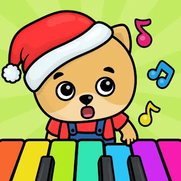 Baby piano for kids & toddlers app icon
