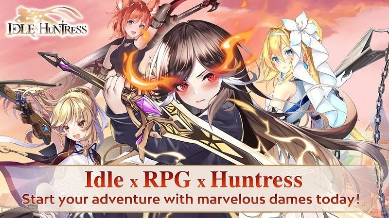 Idle Huntress Adventure APK - vv1.1.34