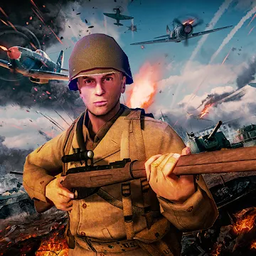 World War II FPS Shooting : Heroes of War app icon