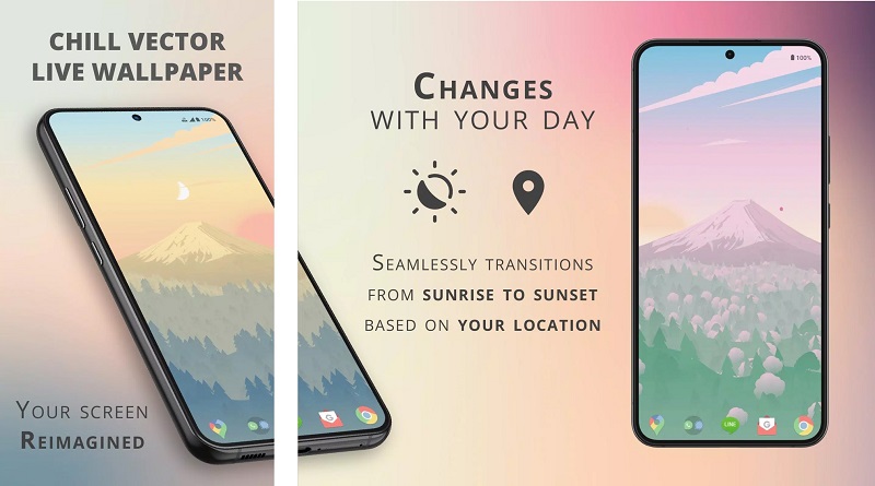 Chill Vector Live Wallpaper APK app icon
