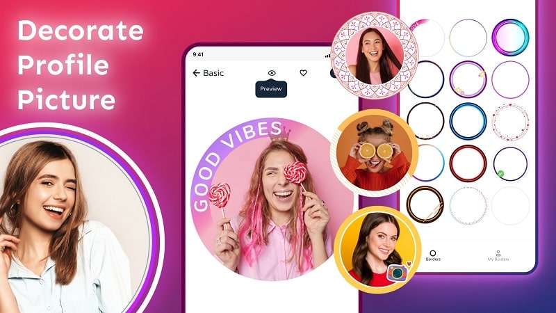 Profile Picture Border Frame APK app icon