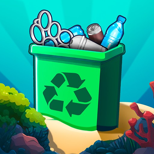 Idle Ocean Cleaner Eco Tycoon APK app icon