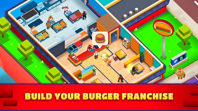 Idle Burger Empire Tycoon - vv1.18