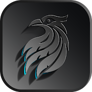 Raven Dark Icon Pack app icon