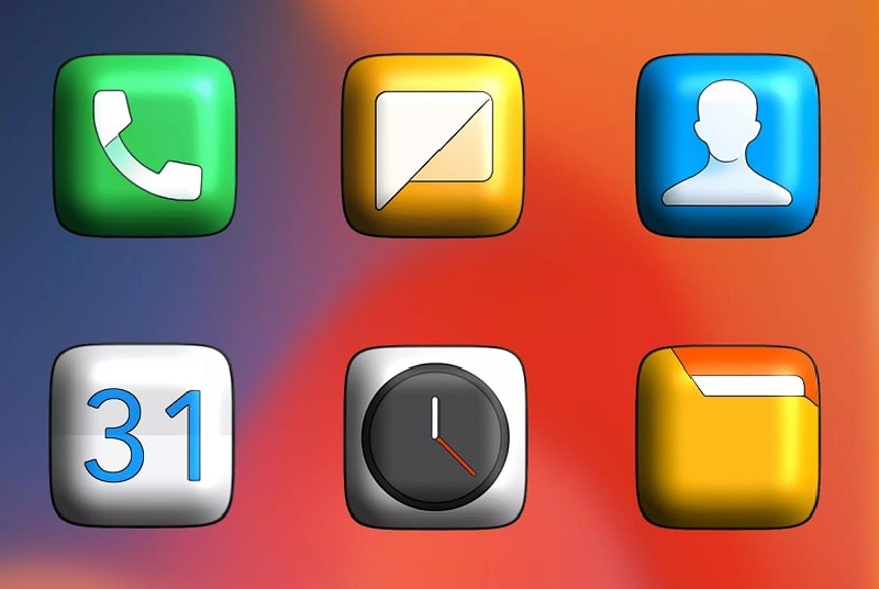 MIUl 3D – Icon Pack APK app icon