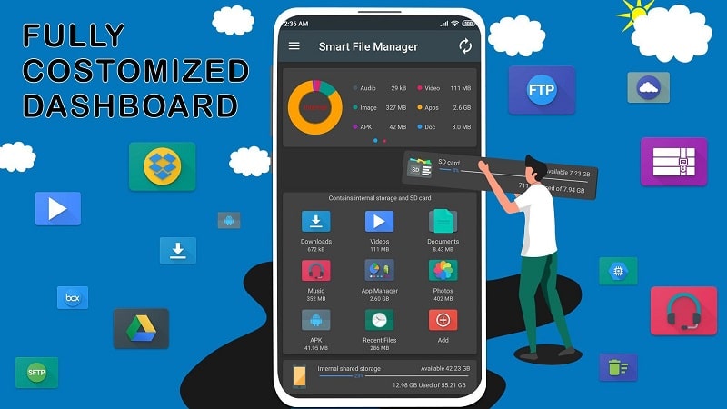 File Manager by Lufick APK app icon