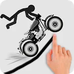Stickman Racer Road Draw app icon