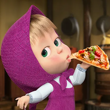 Masha and the Bear Pizzeria Game! Pizza Maker Game app icon