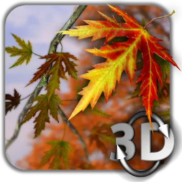Autumn Leaves in HD Gyro 3D Parallax Wallpaper app icon