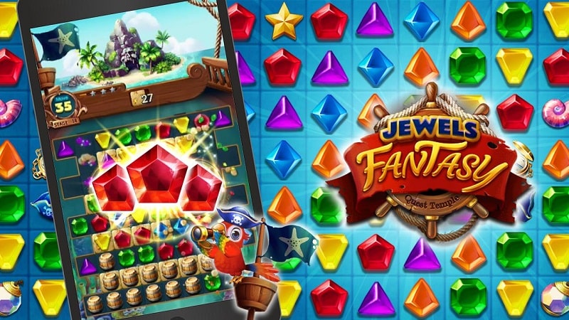 Jewels Fantasy Quest Temple APK app icon