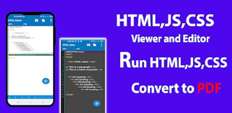 HTML Editor – HTML, CSS &amp; JS APK app icon