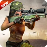 Frontline Army Girl Commando 2018 app icon