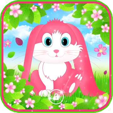 Cute Bunny live wallpaper app icon