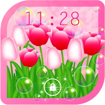Flowers Tulips Live Wallpaper app icon
