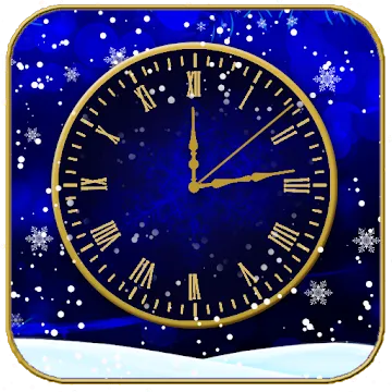 Winter Clock live wallpaper app icon