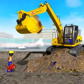 Stickman Airport Construction Excavator Simulator - v1.1