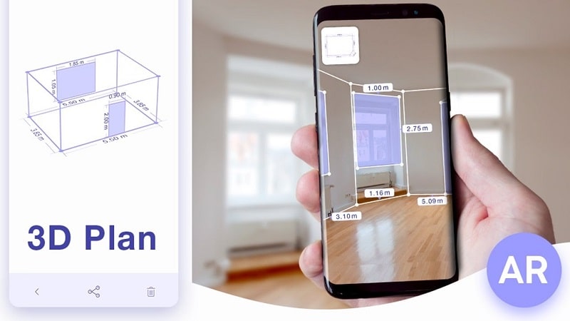 AR Plan 3D Tape Measure, Ruler APK - vv4.10.4