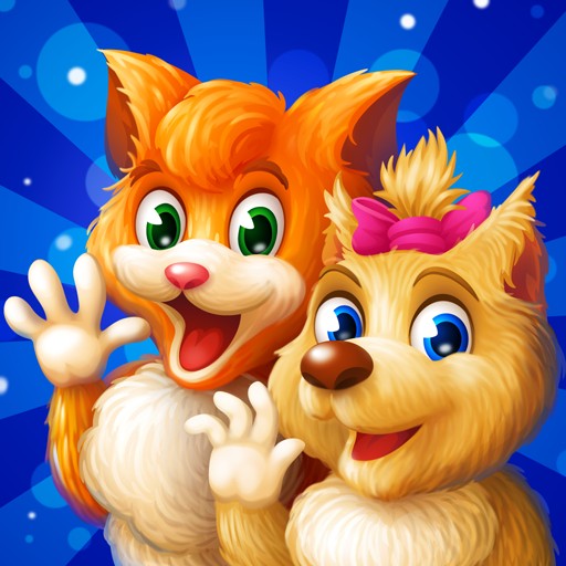 Cat &amp; Dog Story Adventure Game APK app icon
