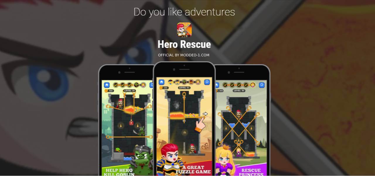 Hero Rescue 1.3.7 APK + MOD [Unlimited Money] app icon
