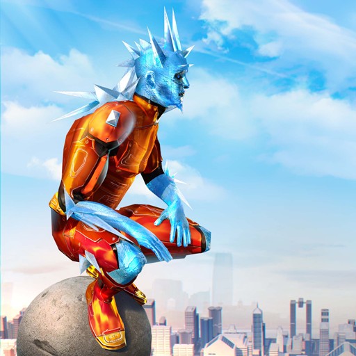 Snow Storm Superhero APK app icon