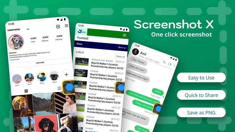 Screenshot X APK app icon