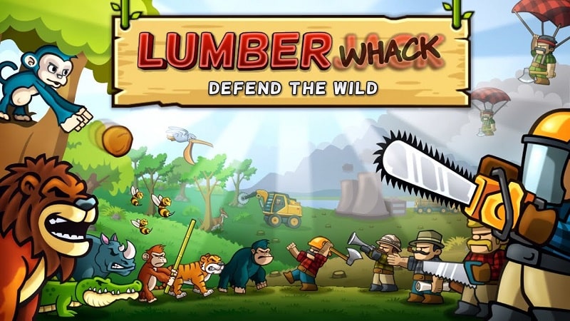 Lumberwhack Defend the Wild APK app icon