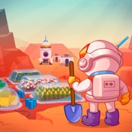 Idle Mars Colony APK app icon