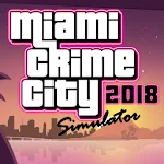 Miami Crime Games - Gangster City Simulator app icon