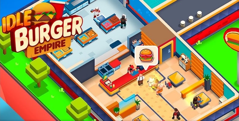 Idle Burger Tycoon APK app icon