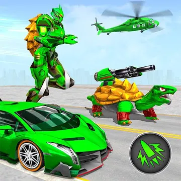 Turtle Robot Animal Rescue – Robot Car Transform app icon