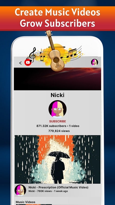 Music Wars Rockstar app icon