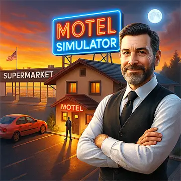 Supermarket &amp; Motel Simulator app icon
