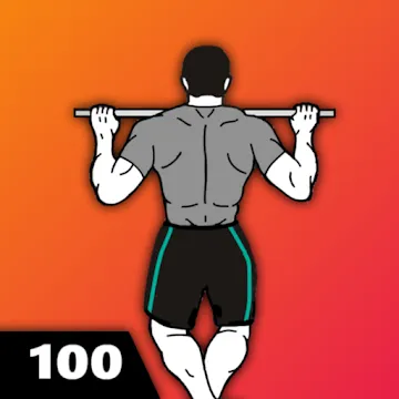 100 Pull Ups - Upper Body Workout, Men Fitness app icon