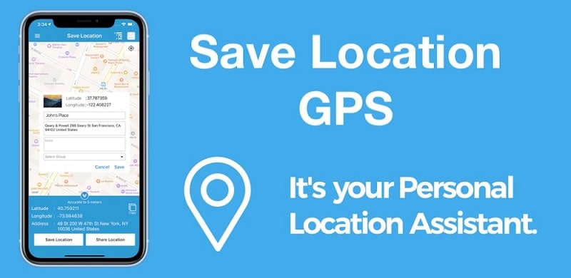 Save Location GPS APK app icon