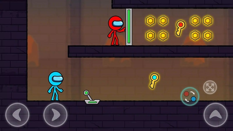 Red and Blue Stick Animation app icon