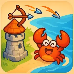 Tower vs Crabs Beach Defense app icon