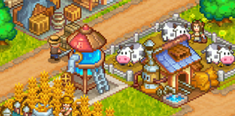 Steam Town Farm &amp; Battle APK app icon