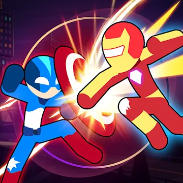 Stickman Heroes Fight - Super Stick Warriors app icon