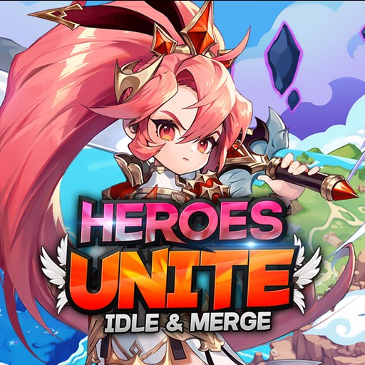 HEROES UNITE IDLE &amp; MERGE APK app icon